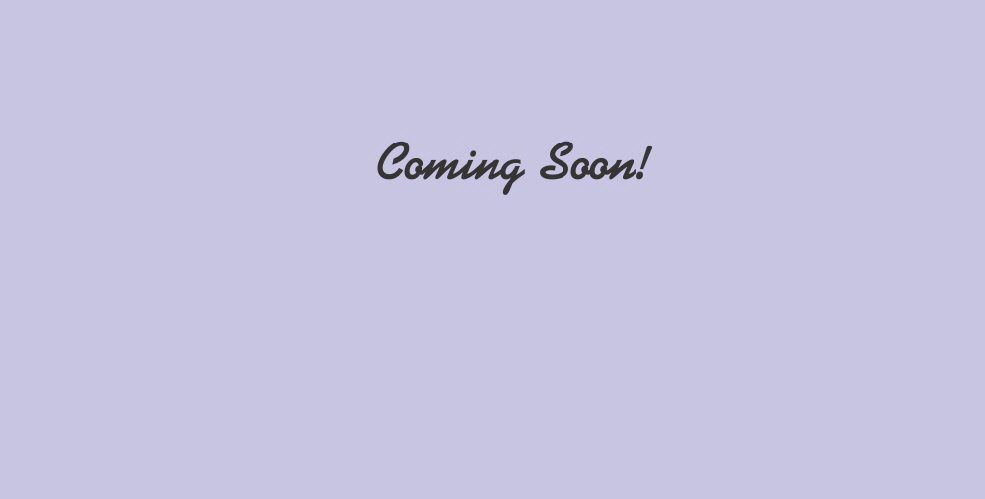 coming soon